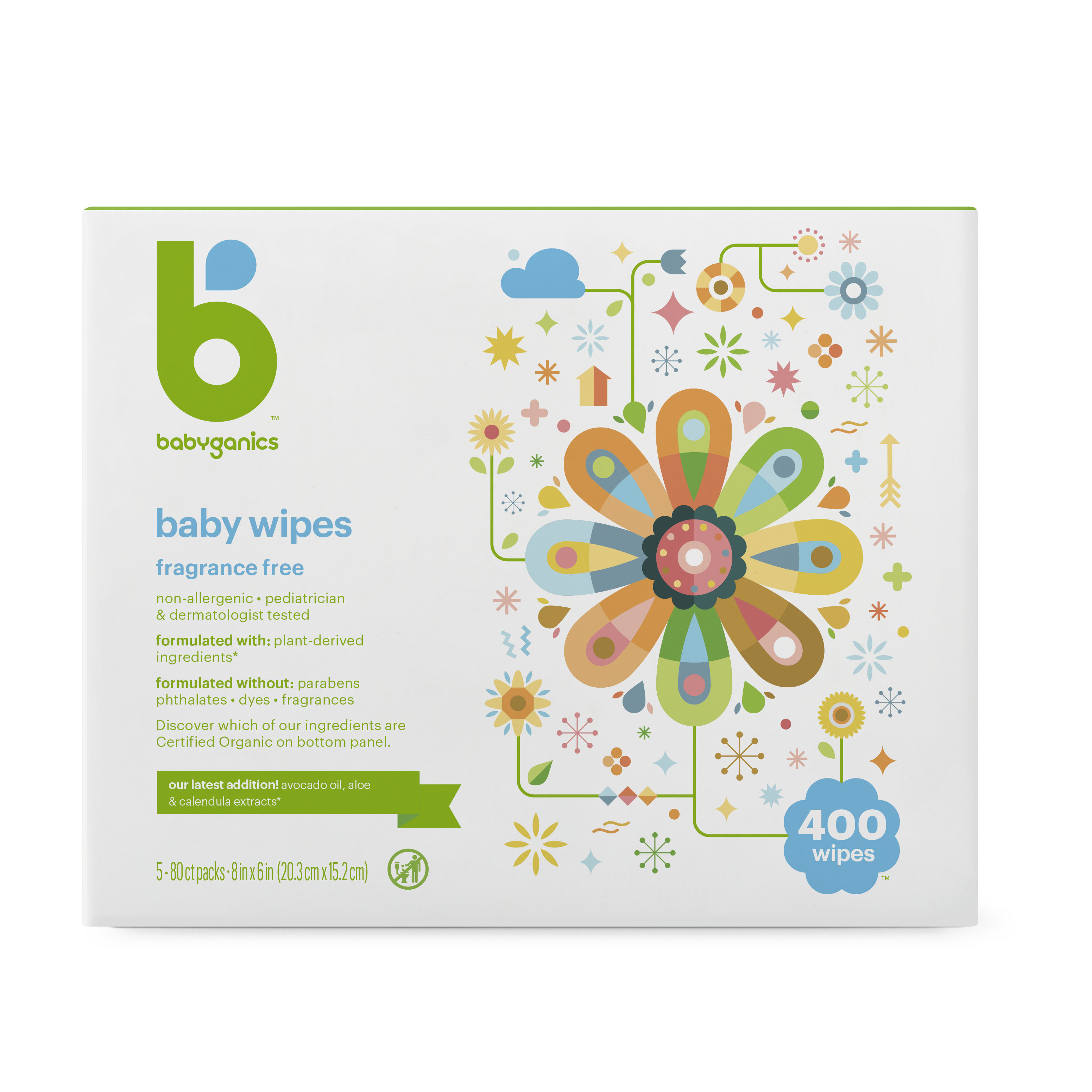 baby wipes, fragrance free