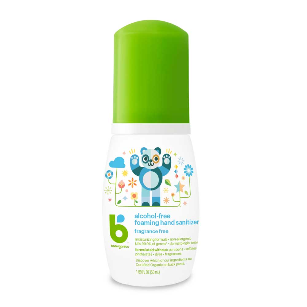 alcohol-free foaming hand sanitizer, fragrance free